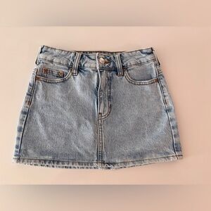 PacSun Light Blue Denim Mini Skirt, size 22